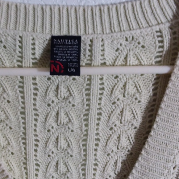 Pale Yellow Sweater Cardigan - Picture 3 of 3